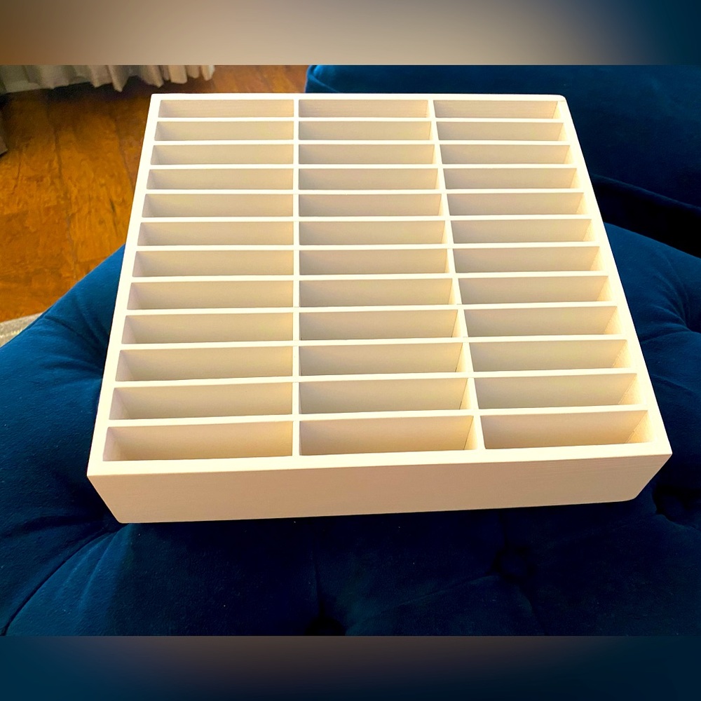 WOODEN CELL PHONE HOLDER - 36 SLOTS
